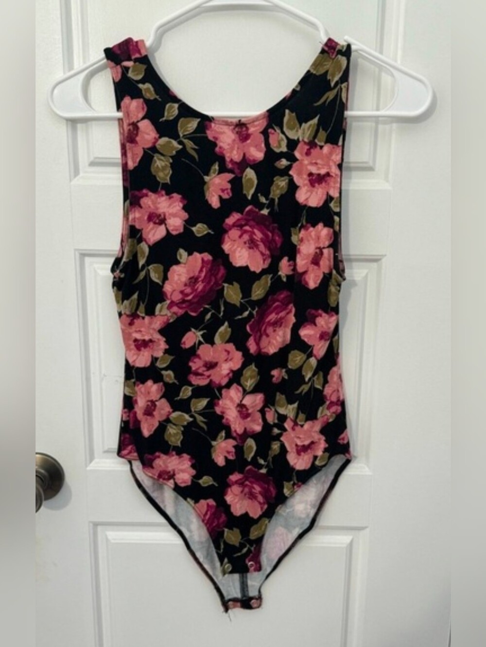 Flowery bodysuit